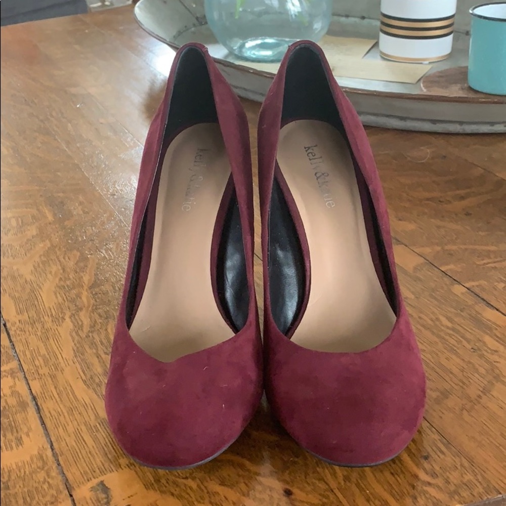 kelly and katie burgundy heels